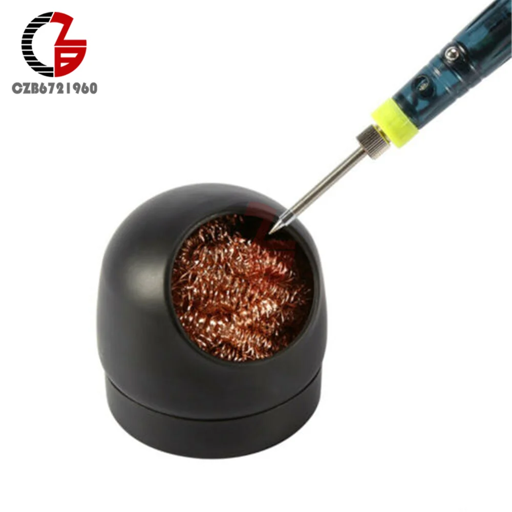 Desoldering Cleaning Ball Soldering Iron Tip Cleaner Welding Soldering Iron Mesh Filter Metal Wire Stand Steel Ball Tin Remover