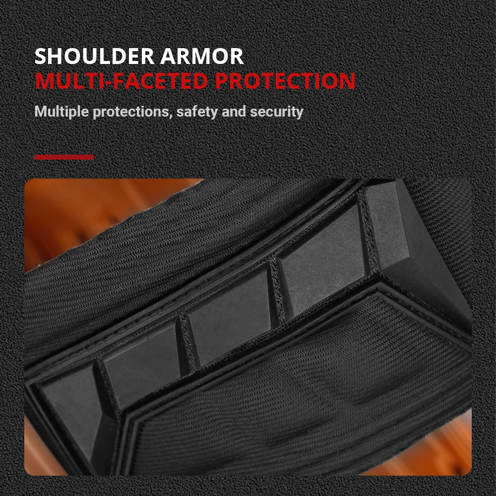 Motocross Body Armor Motorcycle Jacket Motocross Moto Vest Back Chest Protector Off-Road Dirt Bike Protective Gear view 4