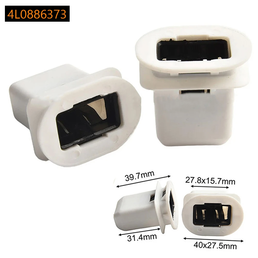 

4L0886373 2Pcs Brand New For Q7 A4 A6 S4 S6 Rear Seat Cushion Pad Clip Rear Seat Clips Seat Plastic Fixed Buckle Fastener Kits