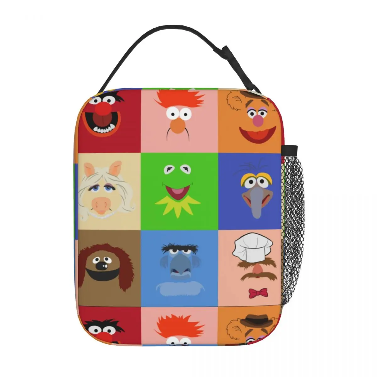 Muppets Active Insulated Lunch Bags Thermal Meal Container Large Tote Lunch Box Food Bag Work Outdoor