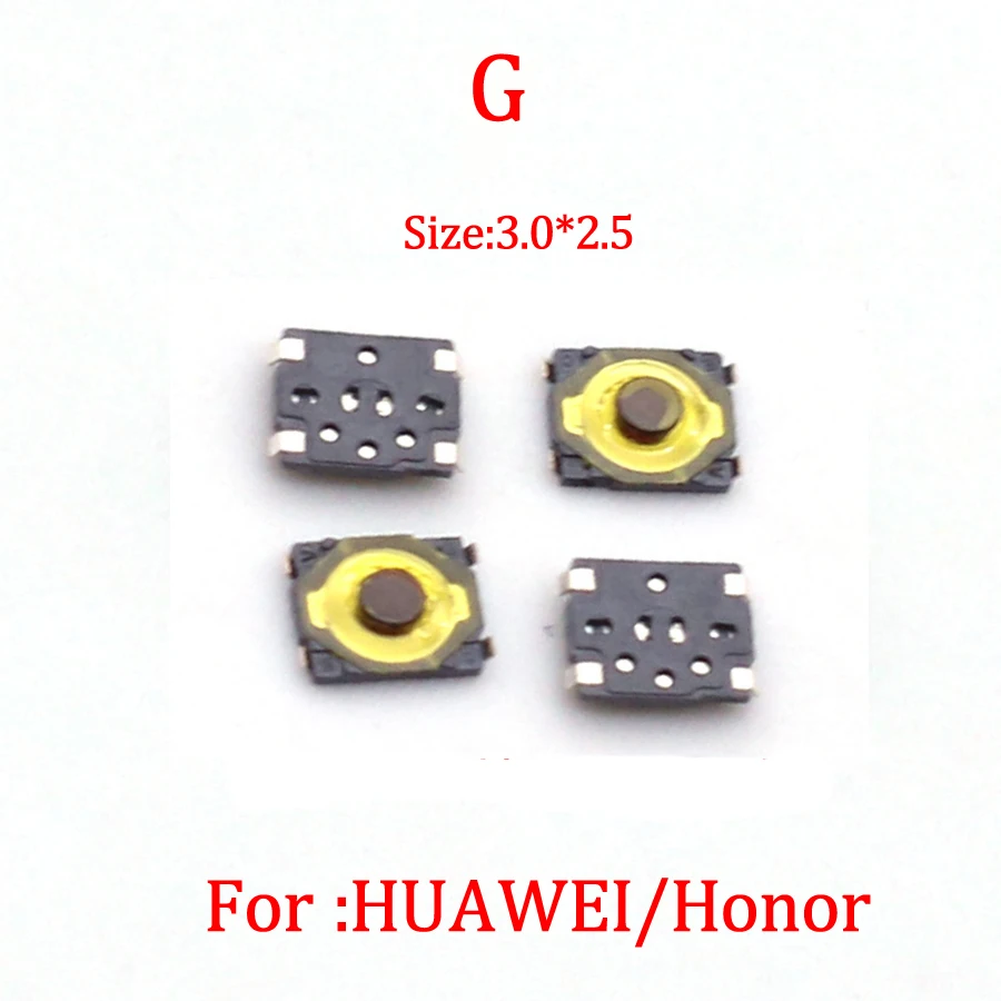 10pcs 3*2/2.8*1.9/2.6*1.6/4 MM Power On Off Inner Button Control For Iphone Huawei OPPO Xiaomi Samsung VIVO Honor Volume Switch