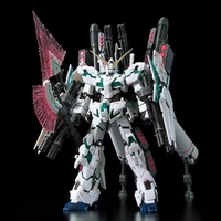 MD Fully Armed Unicorn HG 1/144 RX-0 Destruction Mode Obsidian Blue Edition Assemble The Model Action Figure Toy Christmas Gift