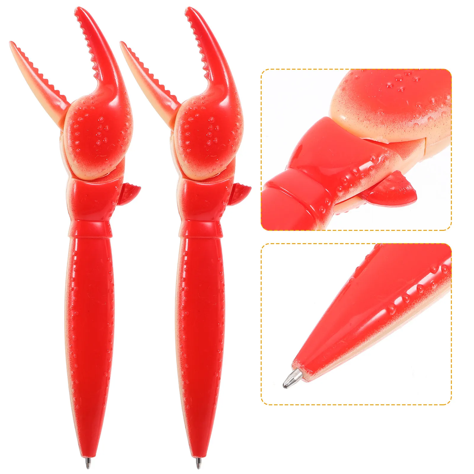 

Набор из 2 ручек-крабов с эргономичным дизайном, быстросохнущие чернила, подходят для заметок, ведения дневников, подарков, сувениров для вечеринок