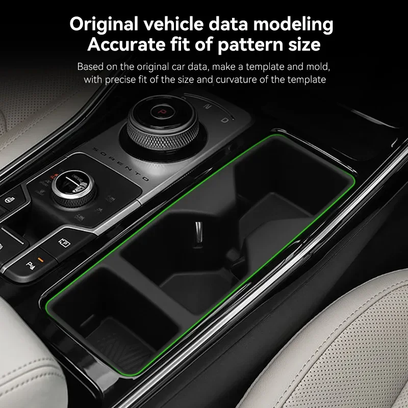 For 21-25 Sorento Central Control Water Cup Seat Shock Absorber Cover Restricted Beverage Storage Seat Modification
