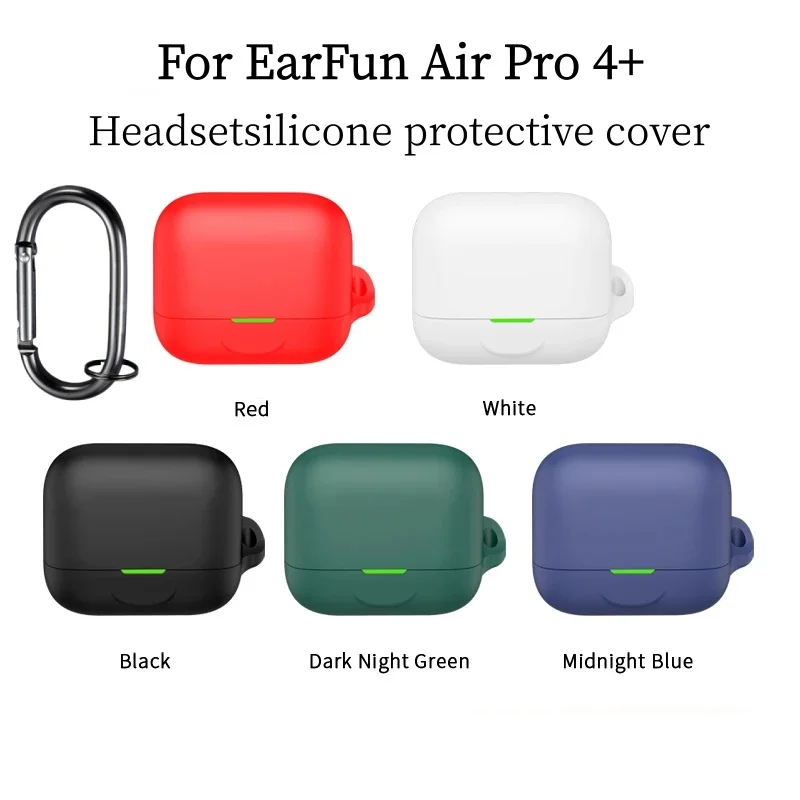 

Slim Fit Silicone Protector for EarFun Air Pro 4+ – Drop-Resistant Dustproof Shell for Earbuds Charging Case.