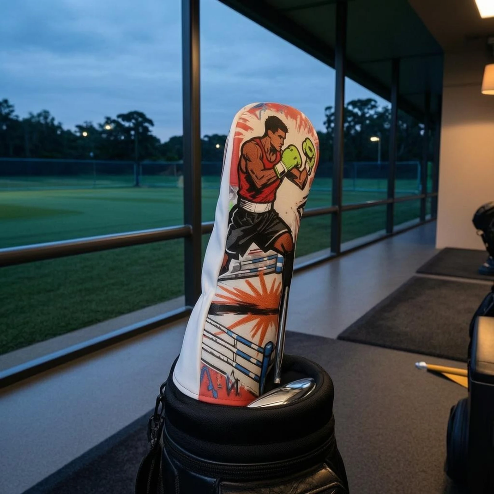 Golf Wood Headcover Printed Wood Club Headcover Golf Club Head Cover Smooth Back Panel Sports Gear Long-Lasting
