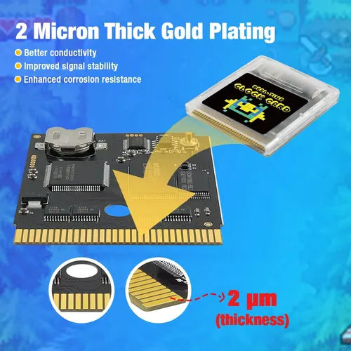 Imagen 2 del producto TicKnot-carrito RTC GB/GBC regrabable, tarjeta Flash SRAM de 8MB y 1Mb para reproductor GB/GBC/Game Boy, funciona con quemador Joey JR y GBxcart