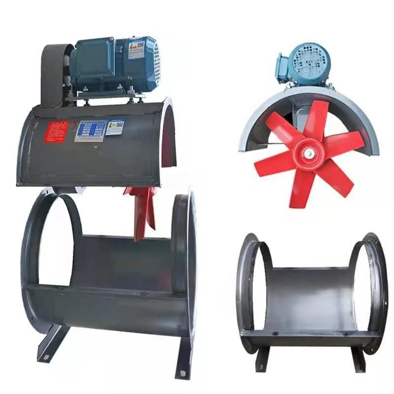 T30 Industrial Axial Fan 1.5KW 380V External Motor Exhaust Blower Spray Booth Fume Extractor Heavy Duty Ventilation Equipment view 5