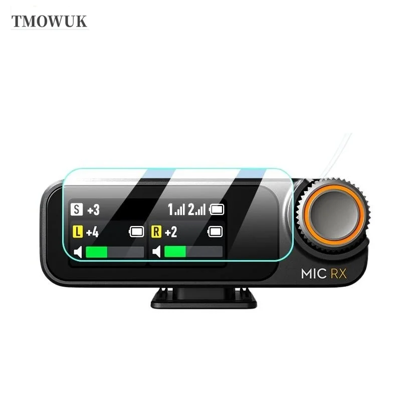 Protector de pantalla de vidrio templado duradero y transparente para DJI Mic Mic 2