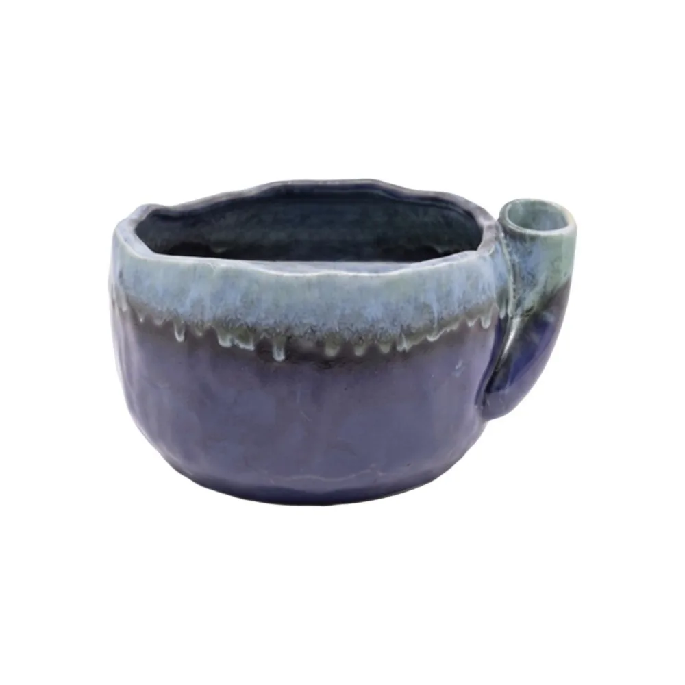 Self-Spinning Ceramic Berry Colander Bowl Easy-clean Drainage Hole Fruit Cleaning Strainer Multifunctional Decorative