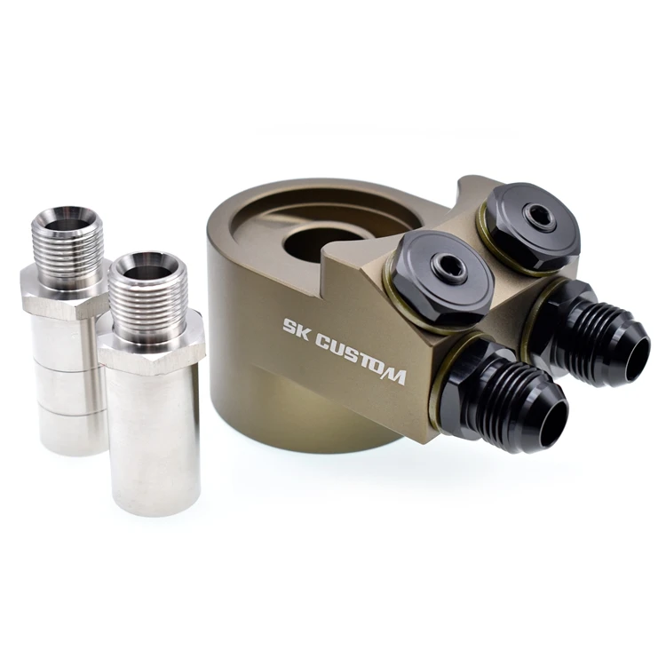 혼다 스바루 BRZ 오일 필터 샌드위치 어댑터(인라인 오일 온도 조절기 오일 샌드위치 An10 피팅 포함)