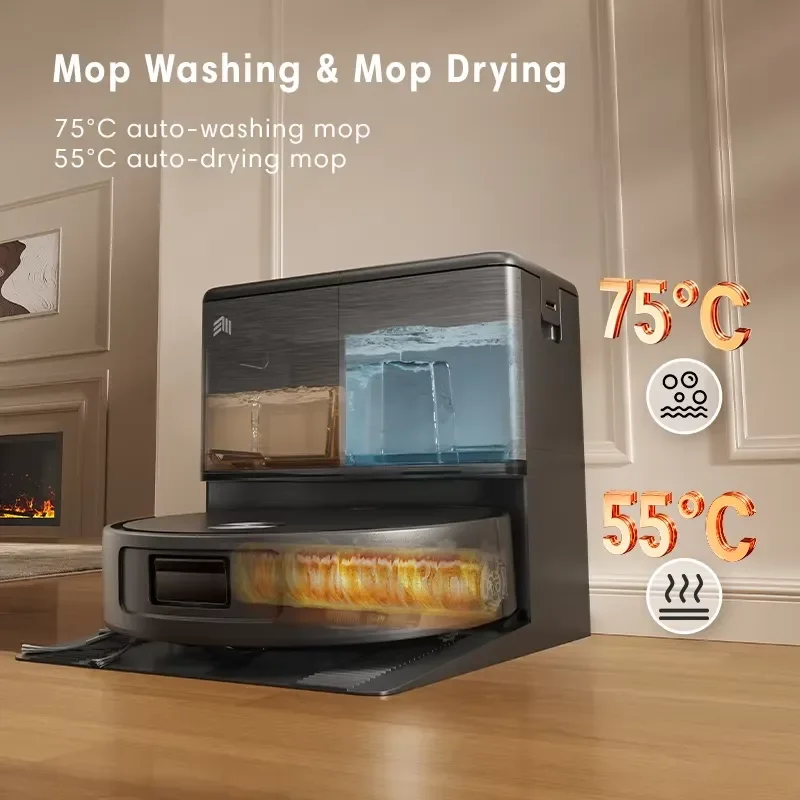 For APP Control Voice Control Video Assistant Smart Navigation Obstacle Avoidance Robotic Vacuum Cleaner Wet and Dry