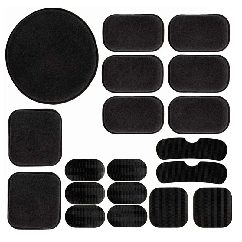 Universal Airsoft 19pcs Helmet Pads, Helmet Replacement Foam Padding Kits Set Mats for Fast/Mich/ACH/USMC/PASGT Helmet