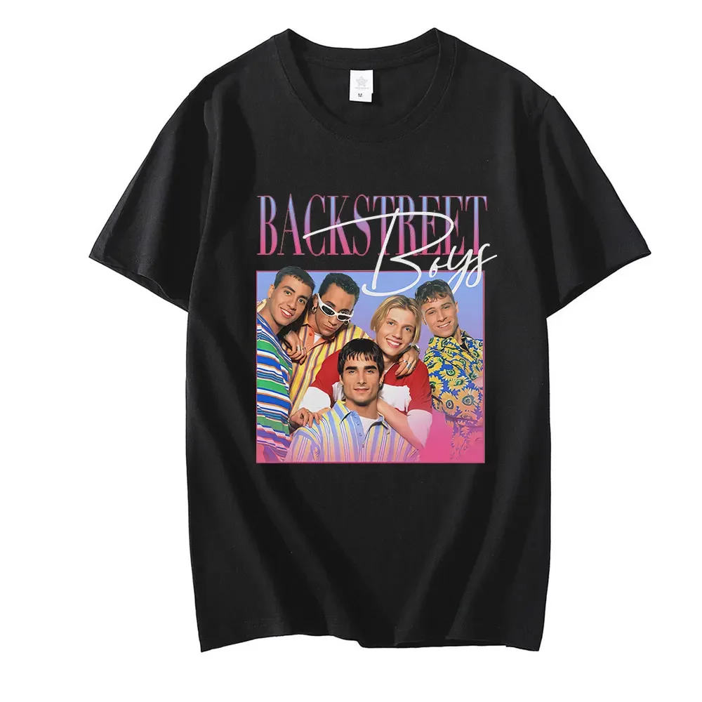 Backstreet Boys T-Shirt Unisex 90s Vintage Tee Shirt Boy Band Mens Womens Throwback Homage T-Shirts Funny Hip Hop Streetwear