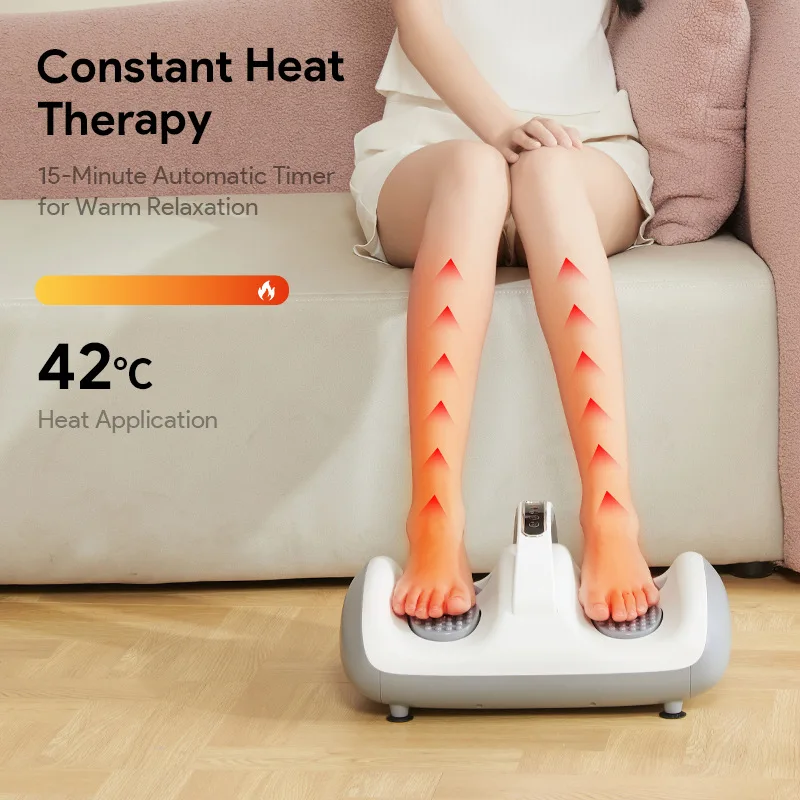 Automatic Foot Massager with Kneading & Vibration, Electric Feet Relaxer, Soothe Aches Long-Lasting Durable for Home Feet Legs