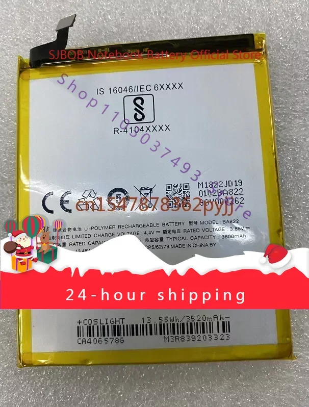 For Meizu Meilan Note8 Mobile Phone Battery Ba822 New Large Capacity Mobile Phone Battery