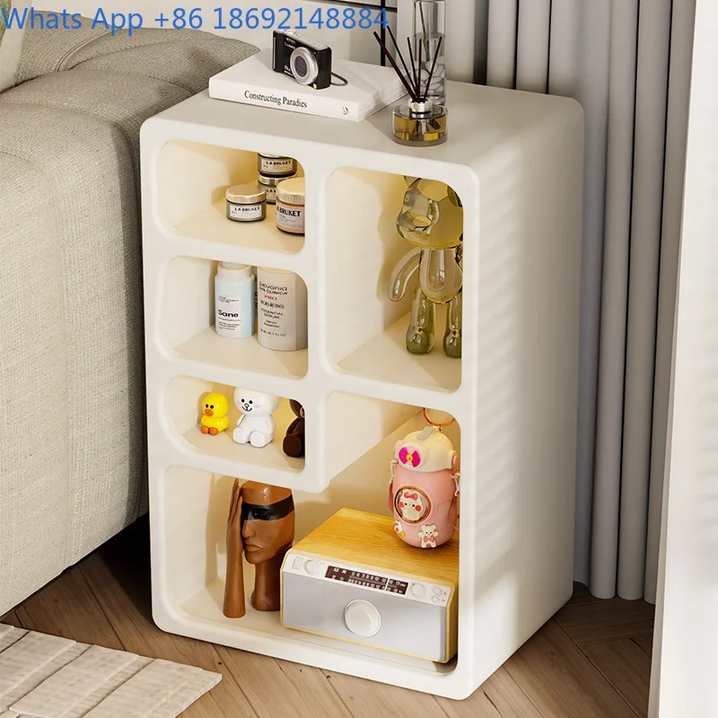 Creative Cream Style Modern Minimalist Living Room Side Table Bedroom Table Home Storage Rack Small Coffee Table