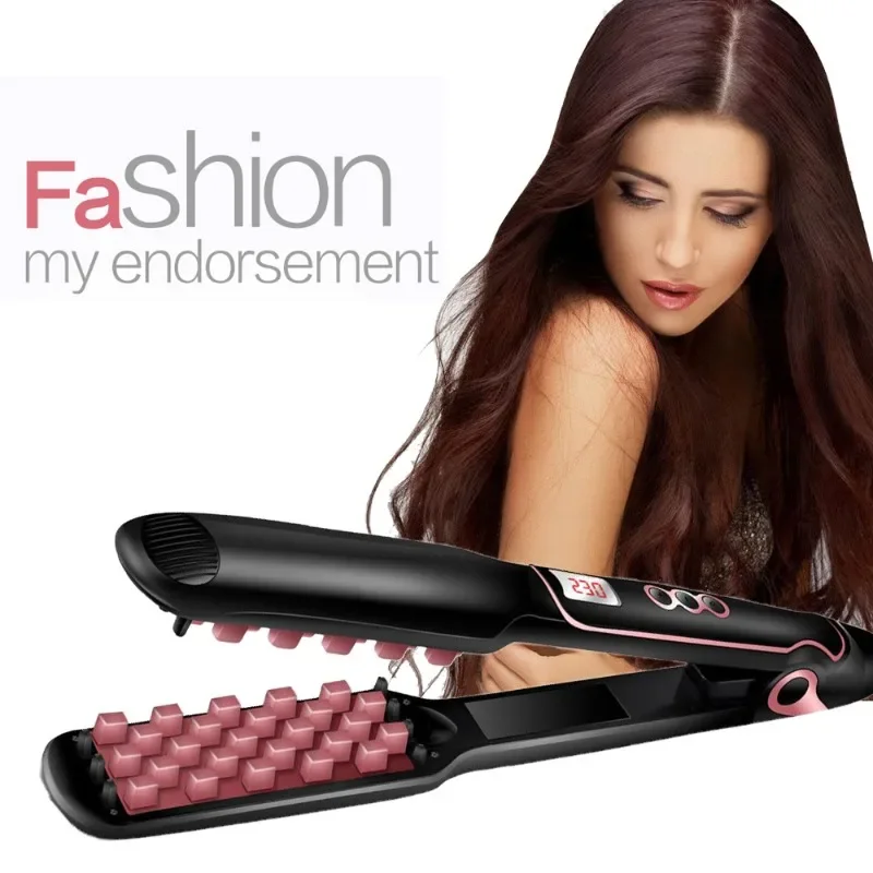 New Hair Iron Corn Curly Styling Wave Curling Iron Crimping Hair Irons Crimper Tools Volumizing Hair Curler Corrugation