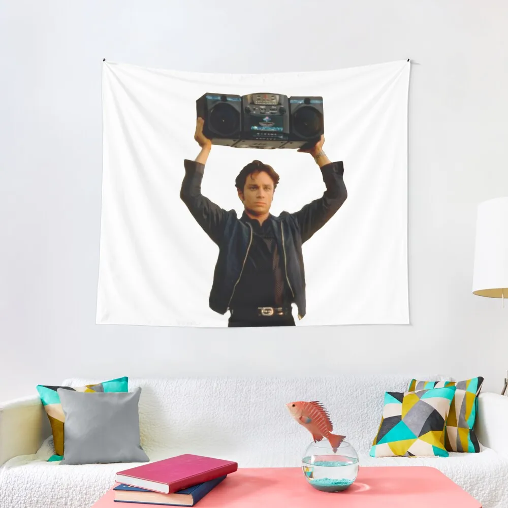 

Chris Kattan Holds a Boombox Tapestry Decoration For Rooms Luxury Living Room Decoration Aesthetic Room Decors Tapestry