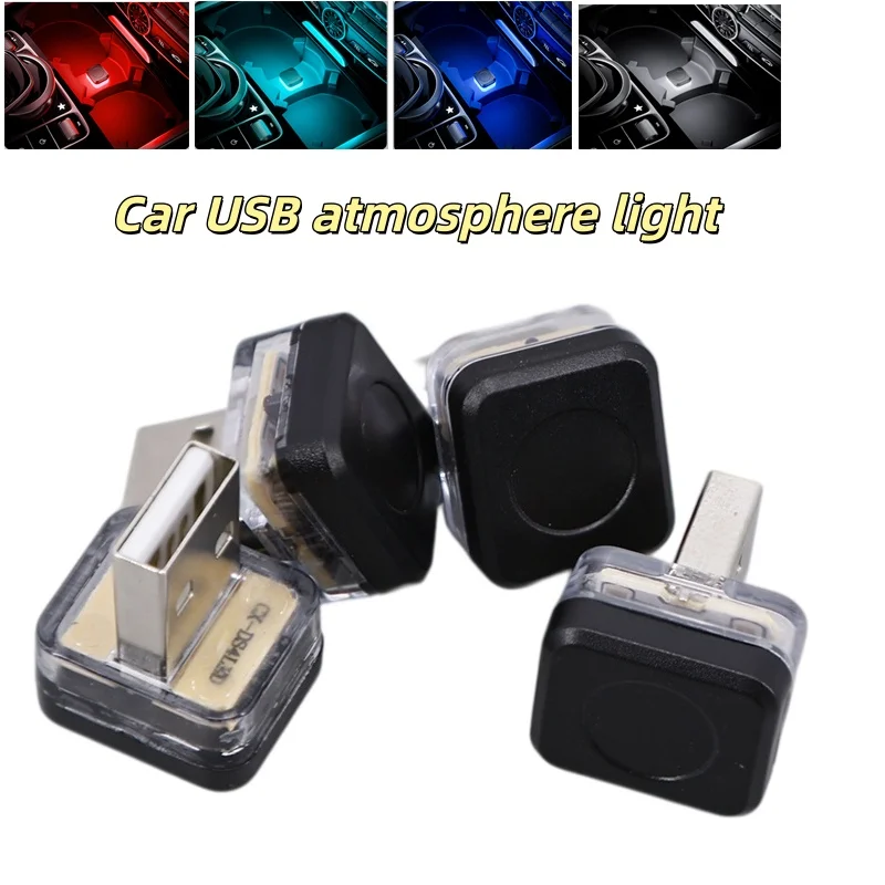 New Universal USB Car Interior Ambient Atmosphere Light LED Signal Lights Auto Reading Night Light Home Decoration Accessories