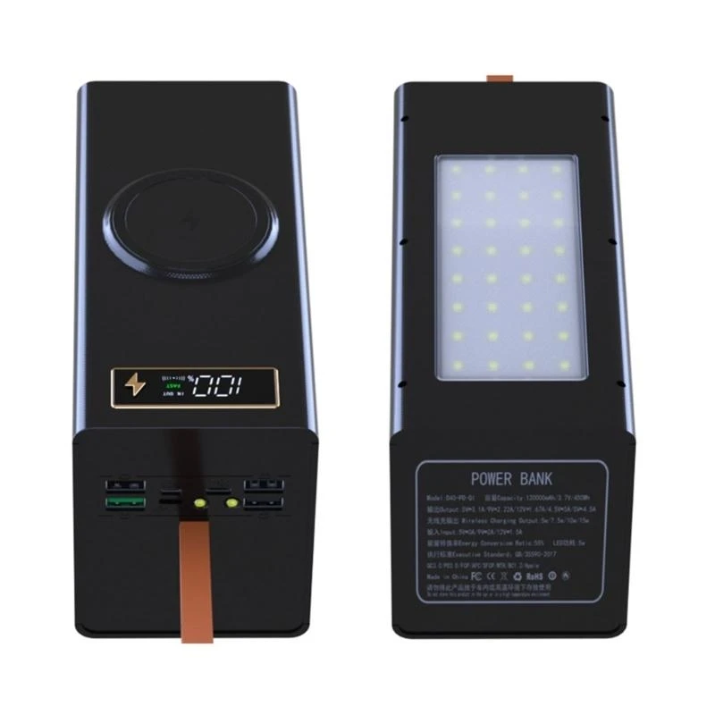 Detachable 18650 Battery Case DIY Power Case Shell Digital Display USB QC3.0 PD，High Efficiency Charging Digital Display