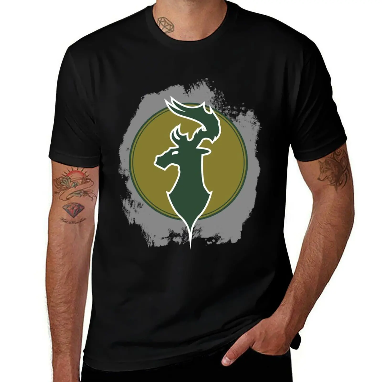 Emerald Enclave Logo . classique T-Shirt cute tops Short sleeve tee shirts men graphic