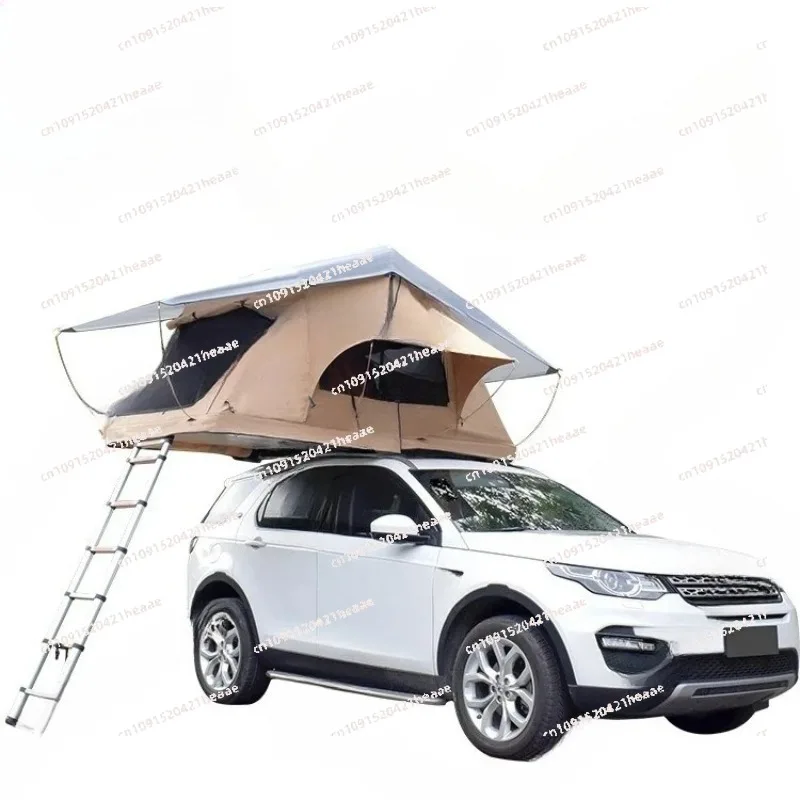 Suitable for outdoor self driving soft top roof tent, fully automatic quick opening SUV, aluminum alloy folding tent