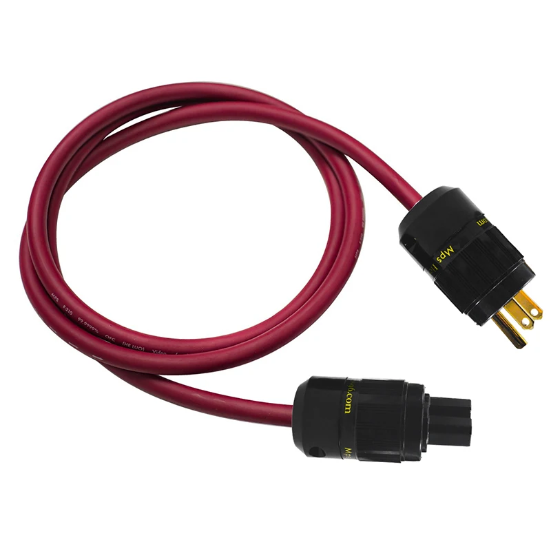 HIFI MPS F-210AC/F-270AC 99.9999% OFC Fever Audio Amplifier CD TV Power Cable power cord 9.5mm/13.5mm