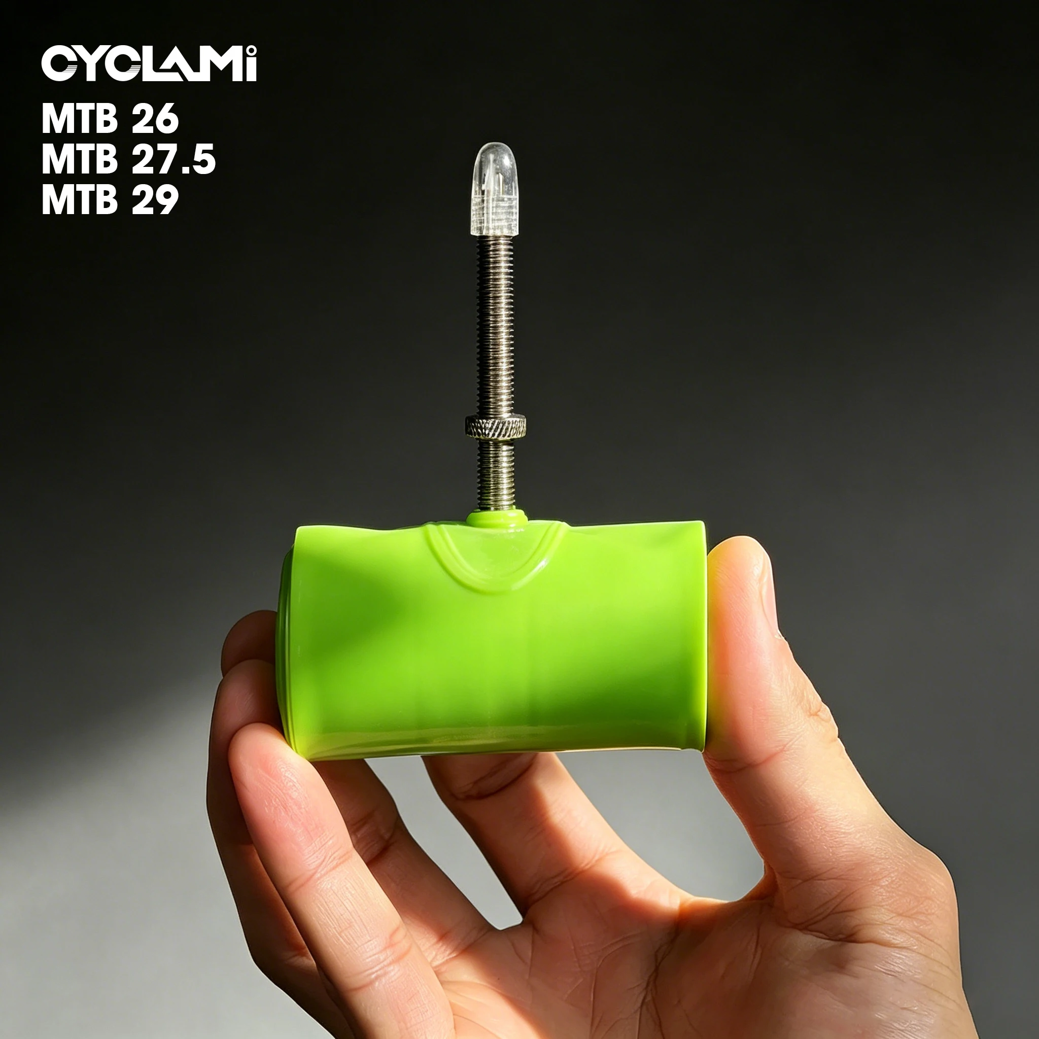 

CYCLAMI Bicycle Presta inner tube with Removable Valve Core Ultra-light TPU MTB 29 27.5 26 Mountain Bike for Clik Valve Core