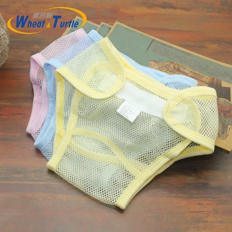 Mother Kids Baby Bare Cloth Diapers Unisex Baby Diapers Reusable Cloth Diapers Washable Mesh Newborn Summer Breathable