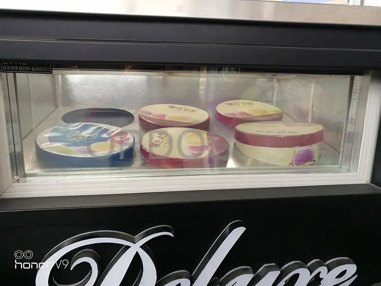 Carrinho de sorvete italiano com padrão europeu, Popular Street Application Gelato Cart, Verão