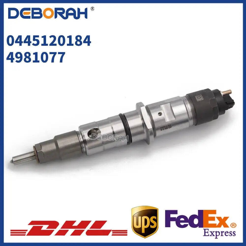 

0445120184 Common Rail Diesel Fuel Injector Assembly 4981077 5253221 for Bosch CUMMINS