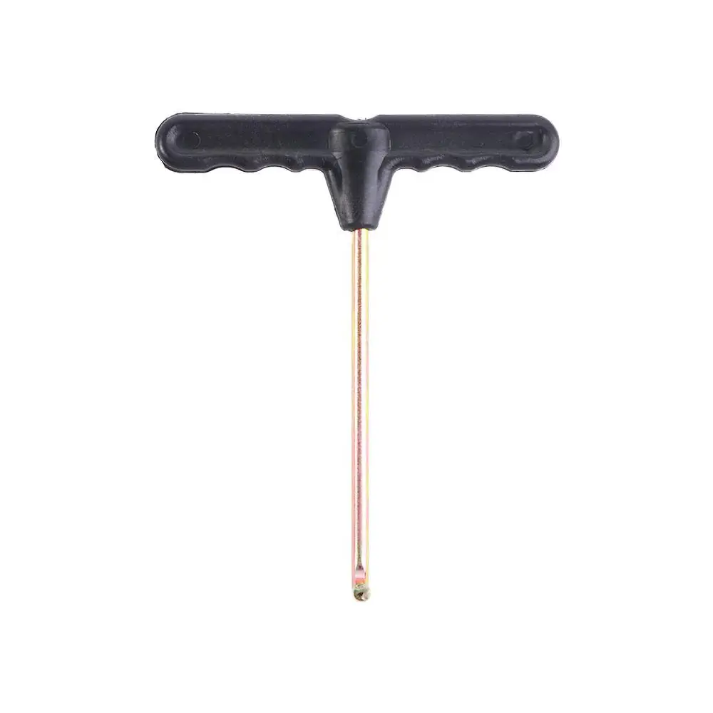 Black Trampoline Spring Pull T-Hook for Outdoor Mat Pull Hook Tent Peg Puller Puller Extractor Springs Puller Spring Pull Tool