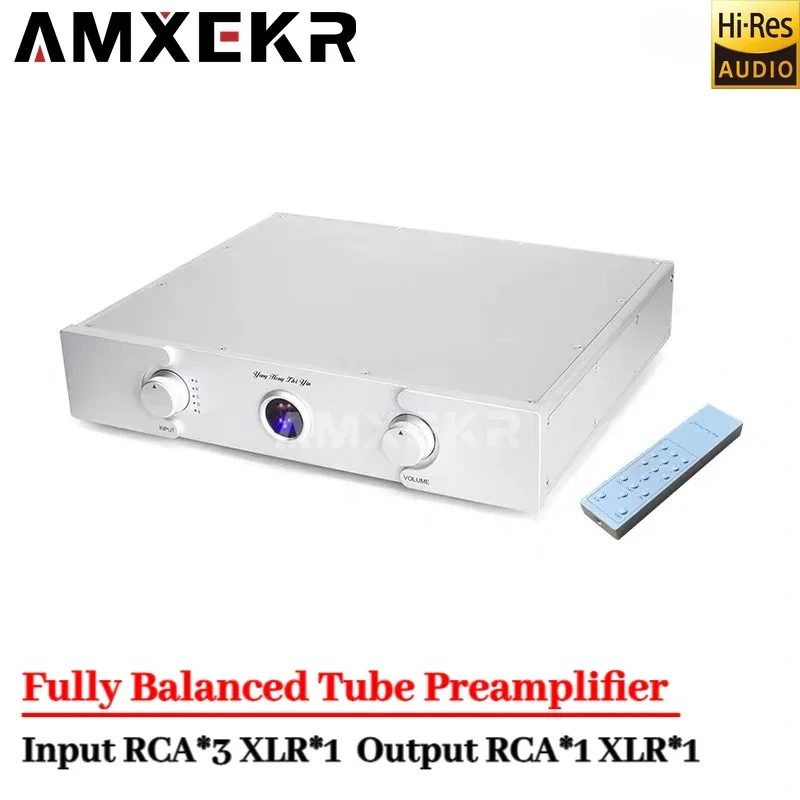 

AMXEKR Eternal Sound's New Upgraded Flagship X6 Tube Preamplifier Fully Balanced HIFI Fever-grade Preamplifier Amplifier Audio