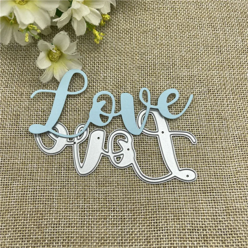 

Love letter background Frame Metal Cutting Dies Stencils For DIY Scrapbooking Decorative Embossing Handcraft Template