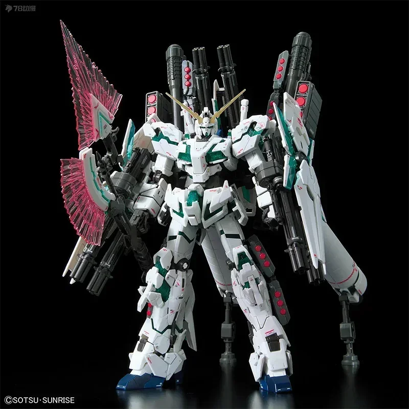 Originele Bandai RG 1/144 FULL ARMOUR UNCORN Gundam Anime Model PVC Speelgoed Anime Action Figure Collectible Ornamenten Geschenken Op Voorraad