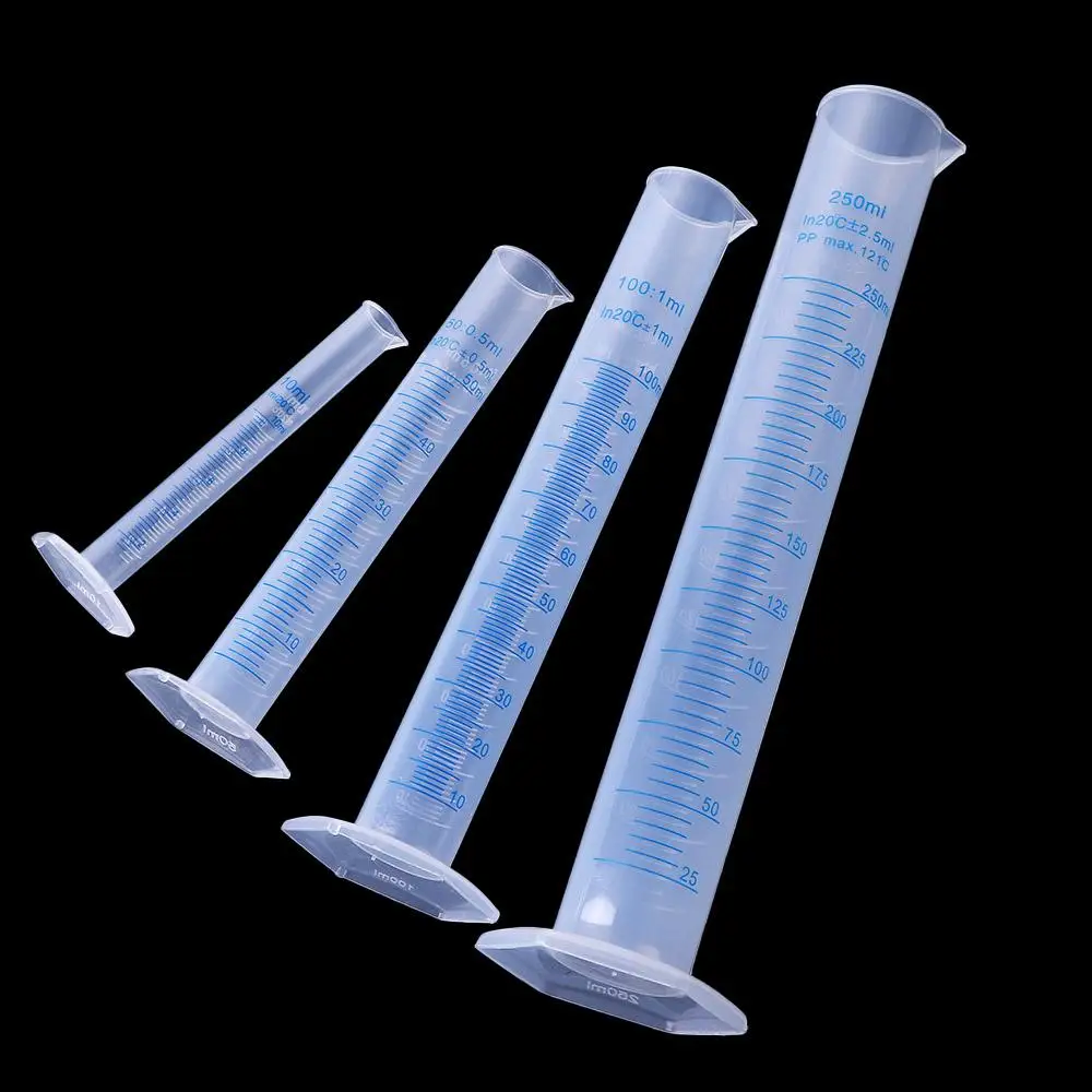 Liquid Measurement Cooking Transparent Measuring Cylinder Graduated Cylinder Plastic Measuring Cylinder Graduated Tube