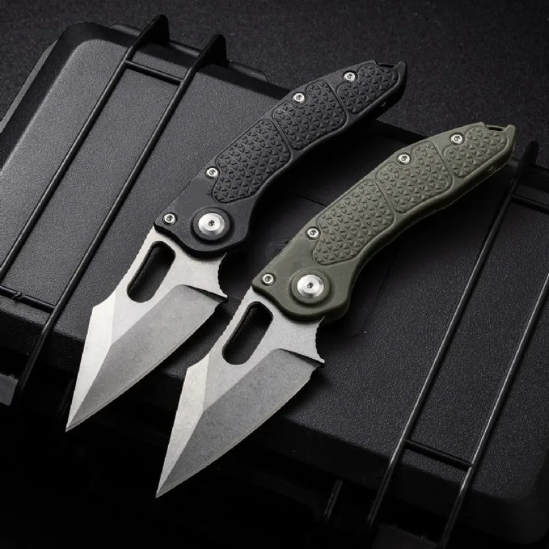 NEW Stitch-Ramloc Folding Pokcet Knife D2 Steel Handle Nylon Glass Fiber Handle Outdoor EDC Survival Camping Hunting Tools