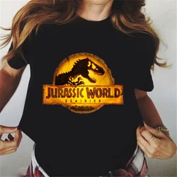 2024 Nieuwe Filmshow Jurassic World Dominion T-Shirt Owen Grady Dinosaurus Grafische Print Dameskleding Dames T-Shirt Met Korte Mouwen