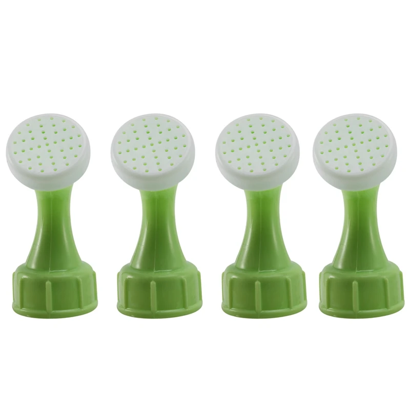 

4 Pcs Portable Plastic Plant Flower Watering Sprinkler Nozzle, 22Mm Caliber Bottle Watering Spout Cap Converter, Fit For 0.5, 1,