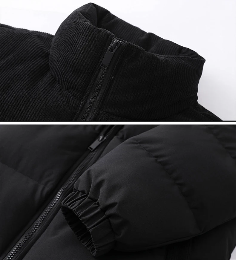 معطف الشتاء الرجال سترة واقية الموضة سترة الذكور سترة الشارع الشهير الخريف معطف يندبروف عادية الدافئة Hombre جديد في الهواء الطلق #4