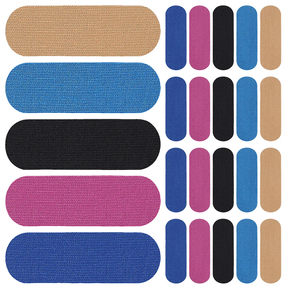 50 قطعة من واقيات إبهام البولينج، قماش مرن ناعم ومسامي، خفيف الوزن، تصميم مدمج، شريط حماية للأصابع، شريط إبهام البولينج