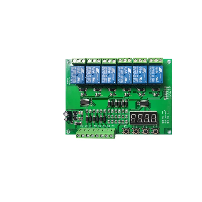 وحدة تتابع وقت التأخير قابلة للبرمجة بـ 6 اتجاهات لتطوير وحدة التحكم الدقيقة لدوورة التعشيق والتحكم في مفتاح القفل الذاتي #1