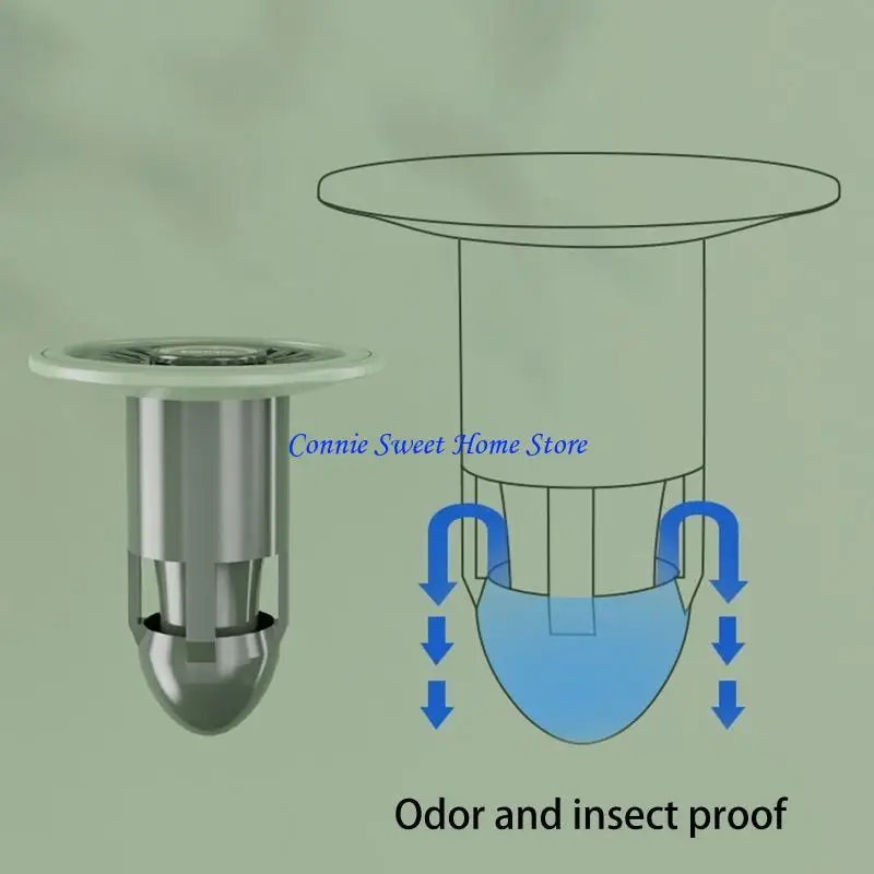 LXAF Sewer Deodorant Floor Drain Household Toilet Bathroom Toilet Insect-proof Anti-odor Deodorant Floor Drain Cover