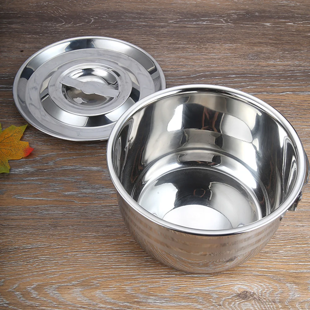

Portable Camping Pot Stainless Steel Nonstick Lightweight Practical Cookware Steaming Cooker Indoor Outdoor Kids Gear Soup