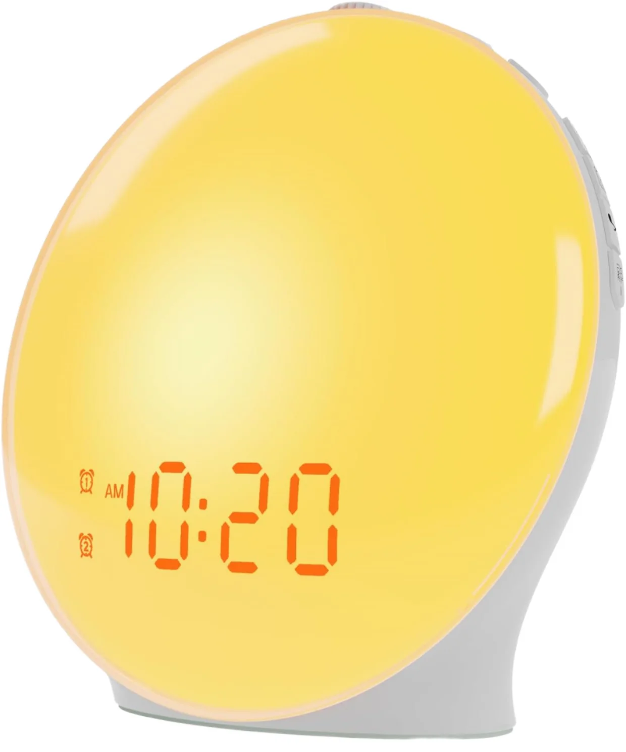 

Modern Sunrise Wake Light Digital Timer for Sleep Bedside RGB Sunset LED Alarm Light Clock Night Table Lamp