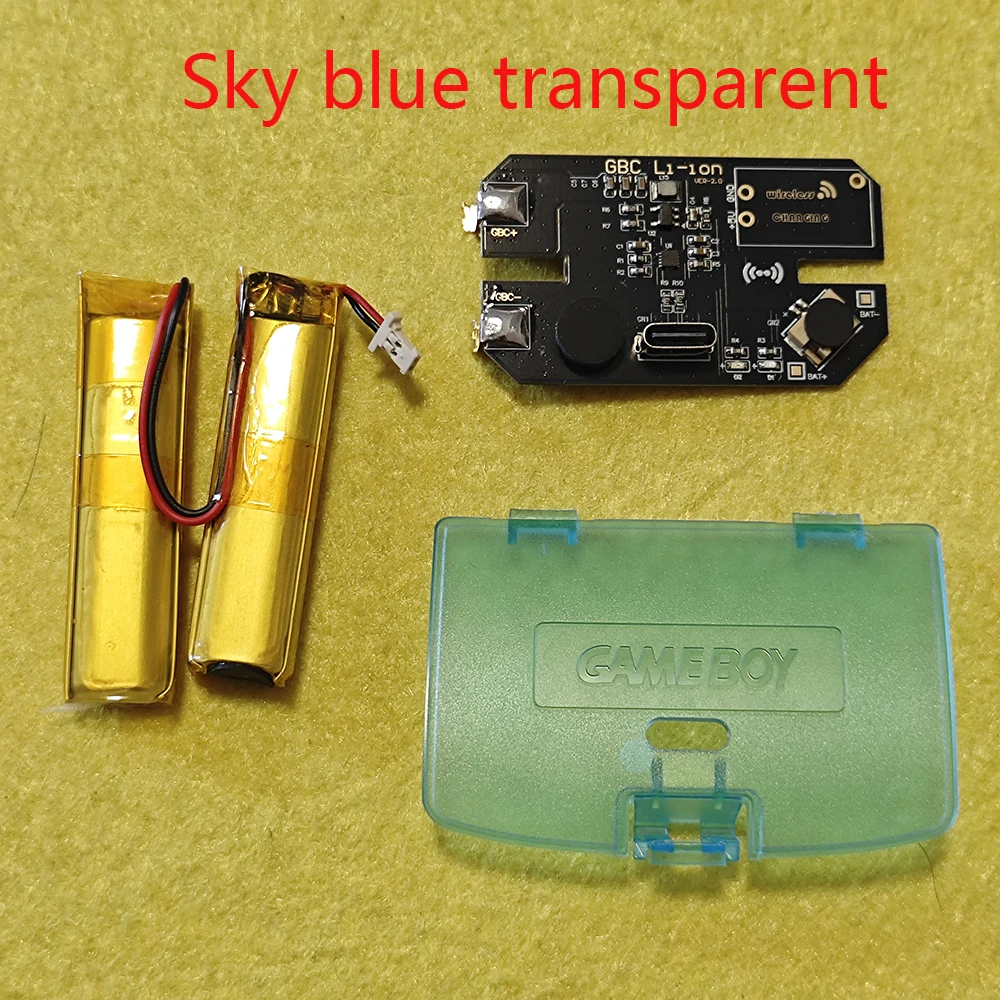 USB-C Mod modul baterai Lithium ganda isi ulang Universal untuk GBC, tidak perlu memotong