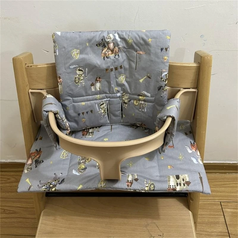 J15U Waterproof Baby Chair Cushion Stylish & Colorful Toddler Dining Chairs Cushion