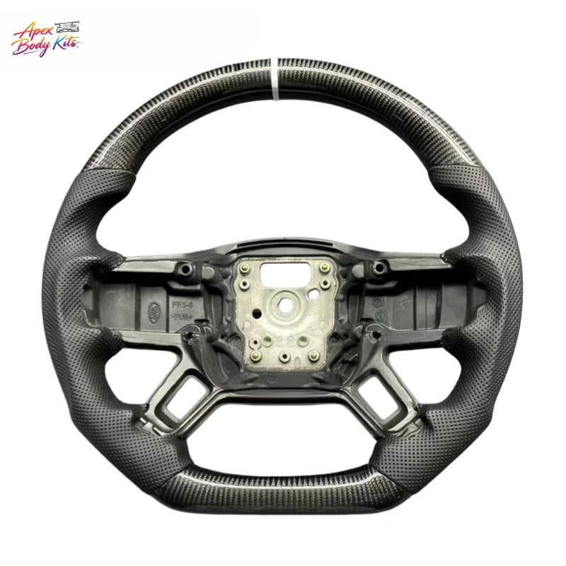 Carbon Fiber Steering Wheel for Land Rover Defender Custom Off Road Interior Upgrade