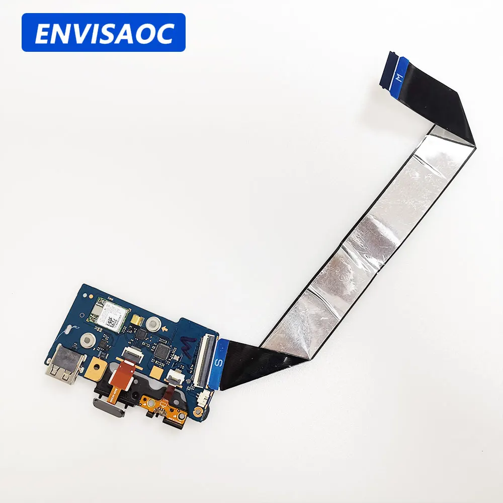 OEM For Samsung Notebook 7 Spin NP750QUA NP750QUB 2-in-1 Laptop Fingerprint Reader USB Jack Port Switch Power Button Board Cable